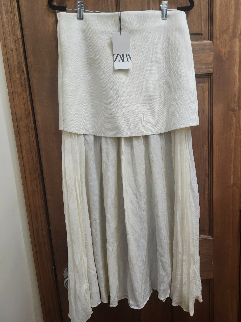 Zara combined knit midi skirt - sold out